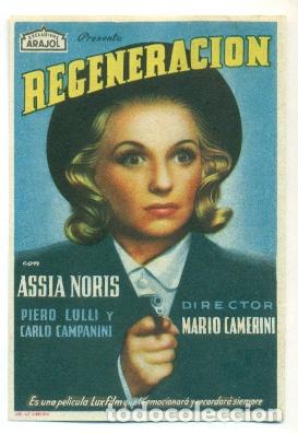 Cinema: REGENERACION - ARAJOL - PROGAMA ORIGINAL SIN PROPAGANDA - MUY BUEN ESTADO