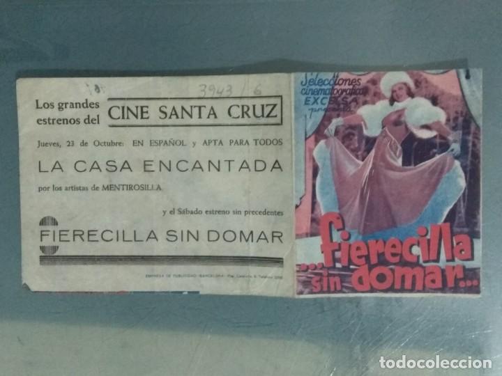 Cine: FIERECILLA SIN DOMAR - PROGRAMA DOBLE DE CINE. - Foto 3