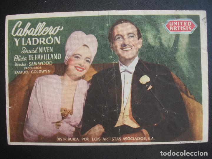 Cine: CABALLERO Y LADR&Oacute;N, DAVID NIVEN - Foto 1