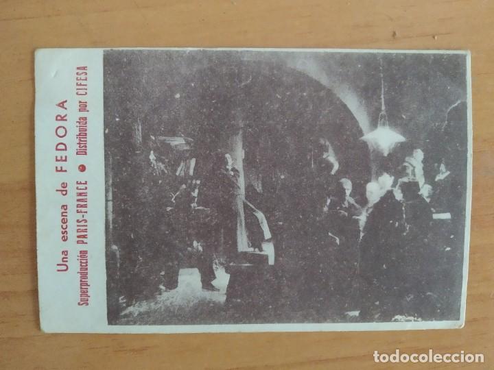Cine: Z-PROGRAMA DE CINE-- FEDORA - Foto 1