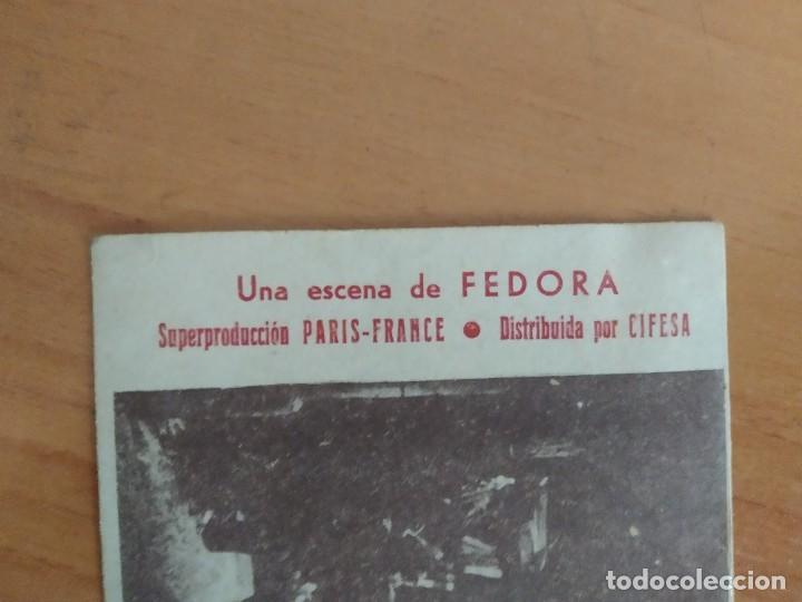 Cine: Z-PROGRAMA DE CINE-- FEDORA - Foto 2