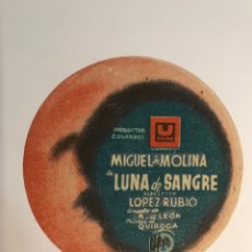 Cine: MIGUEL DE MOLINA EN LUNA DE SANGRE. FOLLETO DE MANO. CINES ROMEA, CASTELLÓN (A.1944). Lote 275140588