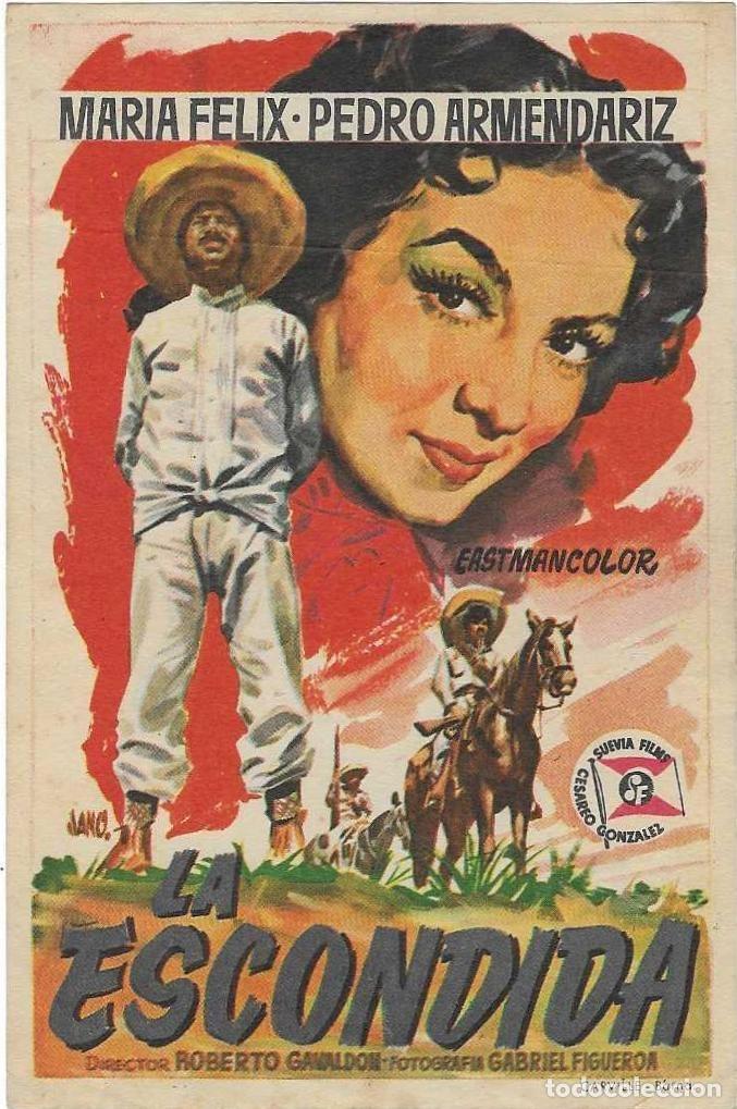 Kino: Programa Cine. La Escondida. Mar&iacute;a Felix. 19-1161.