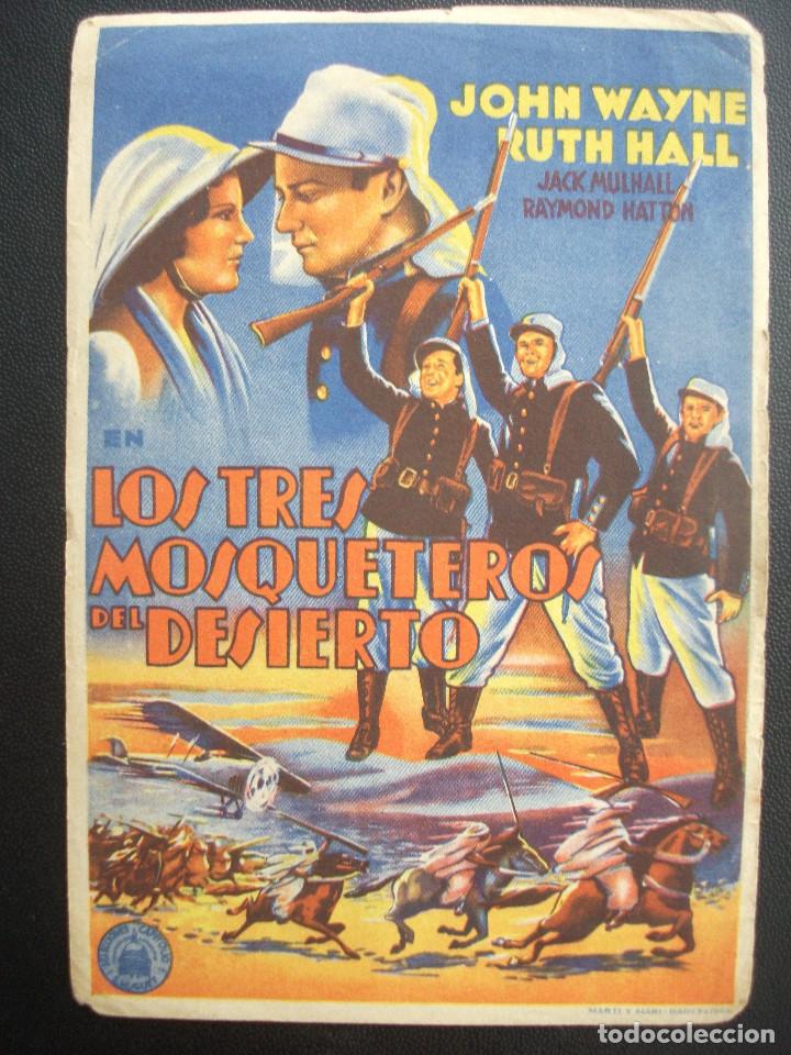 Cine: LOS TRES MOSQUETEROS DEL DESIERTO, JOHN WAYNE