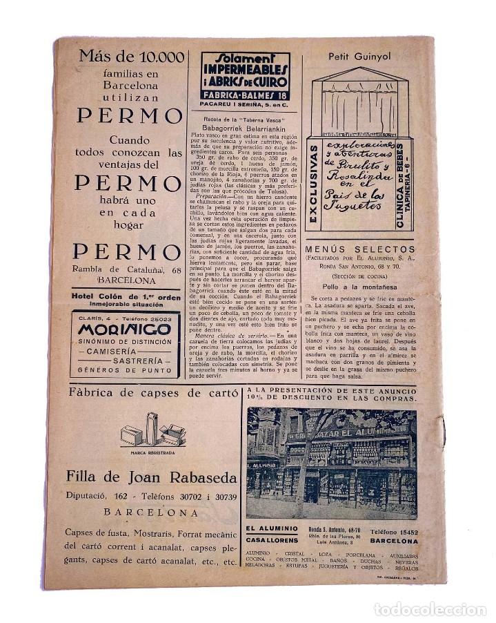 Cine: MONTSERRAT. PROGRAMA PUBLI CINEMA, 1934 - Foto 2