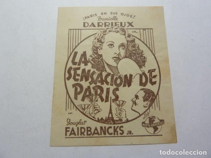 Cine: PROGRAMA DE CINE LOCAL. LA MALQUERIDA Y LA SENSACION DE PARIS - Foto 2