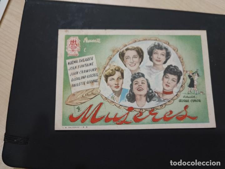  Foglietti di film di film antichi di cinema: folleto de mano MUJERES , Norma Shearer ,1948