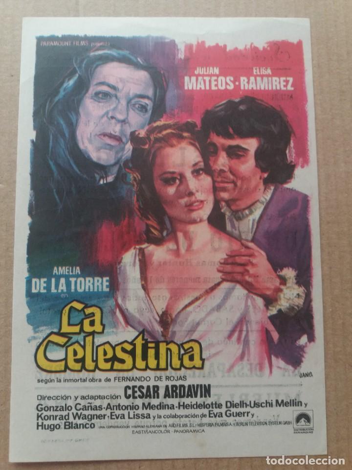 Cine: La Celestina con Publicidad Sociedad La Principal Vilafranca