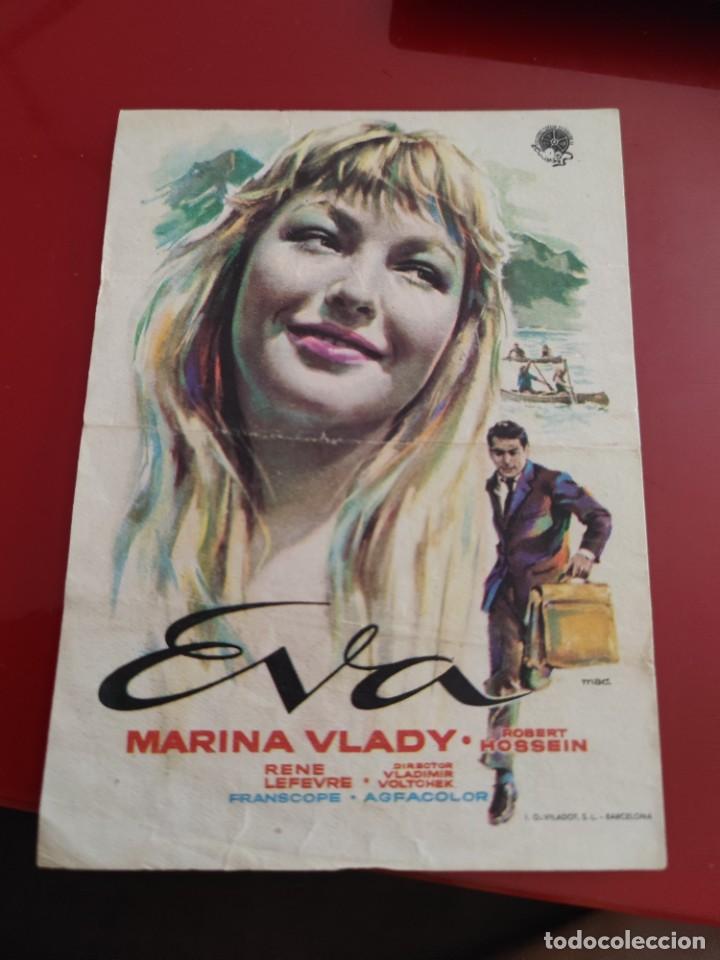 Kino: folleto de mano EVA , Marina Vlady ,