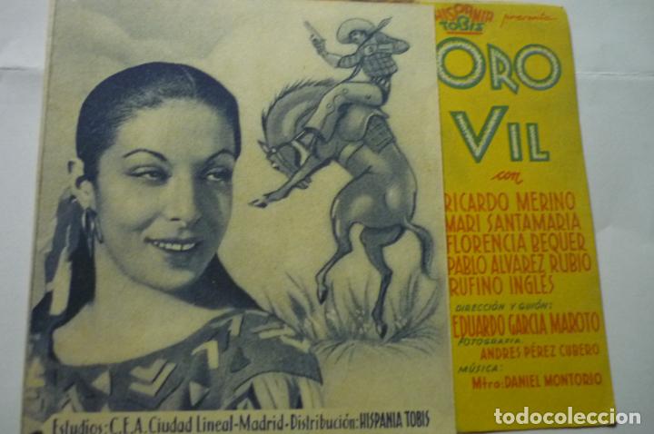 Cine: PROGRAMA DOBLE ORO VIL - - Foto 1