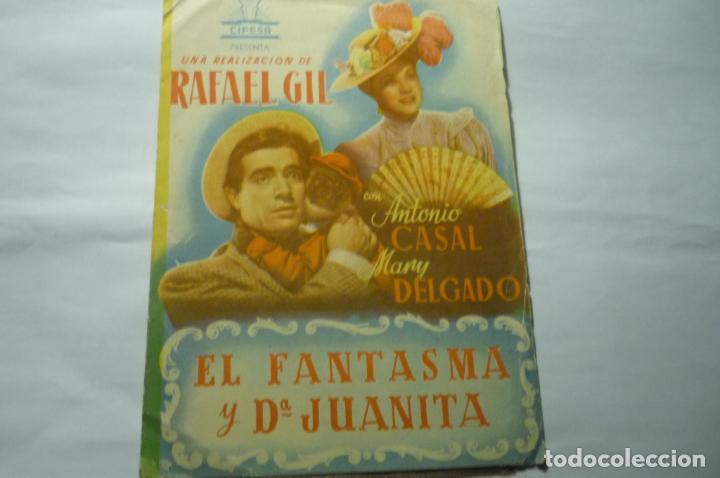 Cine: PROGRAMA DOBLE EL FANTASMA Y D.JUANITA.- ANTONIO CASAL publicidad