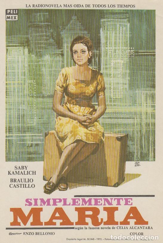 Cine: Simplemente Mar&iacute;a, La radionovela llevada el cine - Foto 1