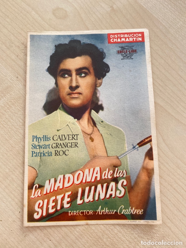 Kino: folleto de mano ; LA MADONA DE LAS SIETE LUNAS ; Phyllis Calvert