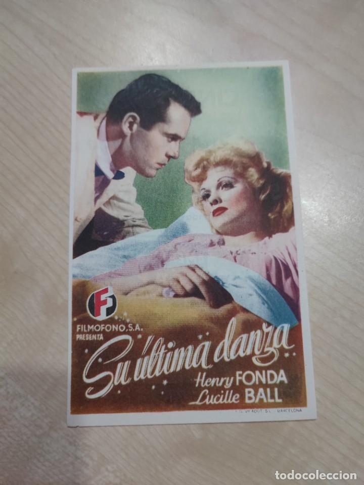 Kino: folleto de mano SU ULTIMA DANZA , Henry Fonda , 1947