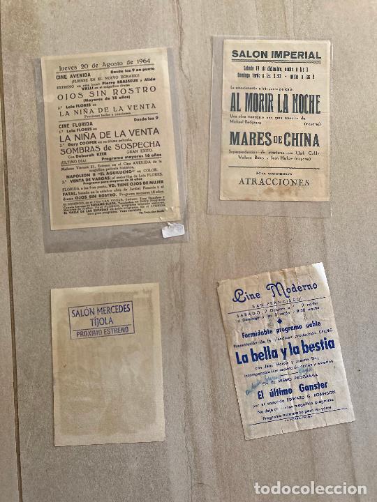 Cine: LOTE 4 PROGRAMAS ANTIGUAS PELICULAS DE TERROR - CON PUBLICIDAD - Foto 2