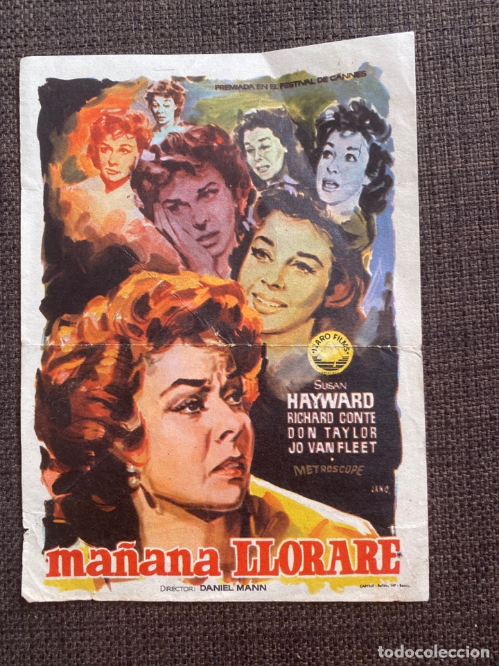  Foglietti di film di film antichi di cinema: folleto de mano ; MA&Ntilde;ANA LLORAR&Eacute; ; Sud&aacute;n Hayward