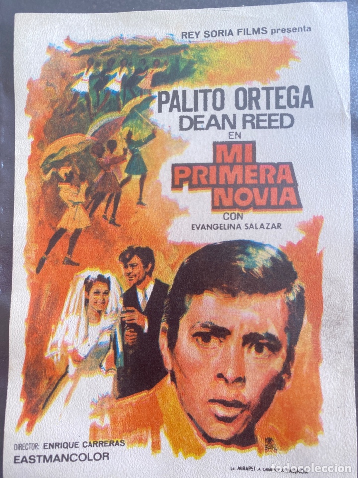 Kino: folleto de mano ; MI PRIMERA NOVIA ; Palito Ortega