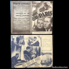 Cine: DIEZ DIAS EN PARIS (1940)