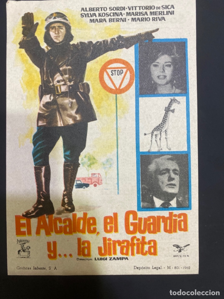 Kino: folleto de mano ; EL ALCALDE, EL GUARDIA Y&hellip; LA JIRAFITA