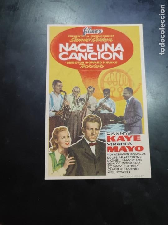 Kino: folleto de mano NACE UNA CANCION , Samuel Goldwyn ,