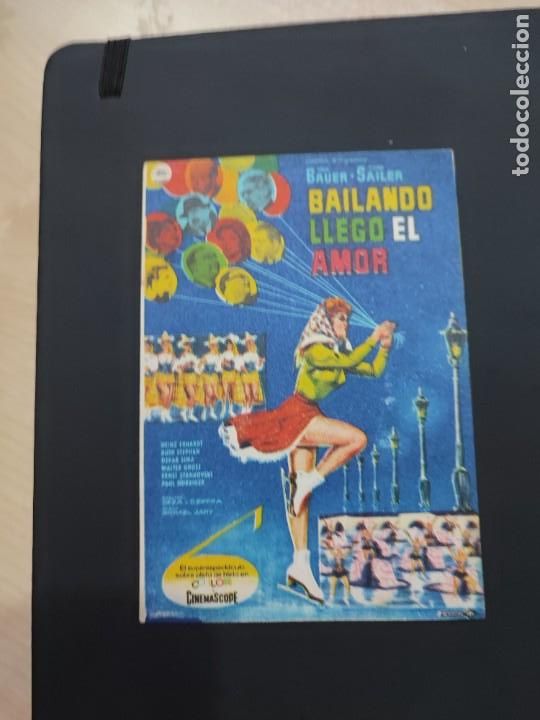 Cine: folleto de mano BAILANDO LLEGO EL AMOR , Ina Bauer ,