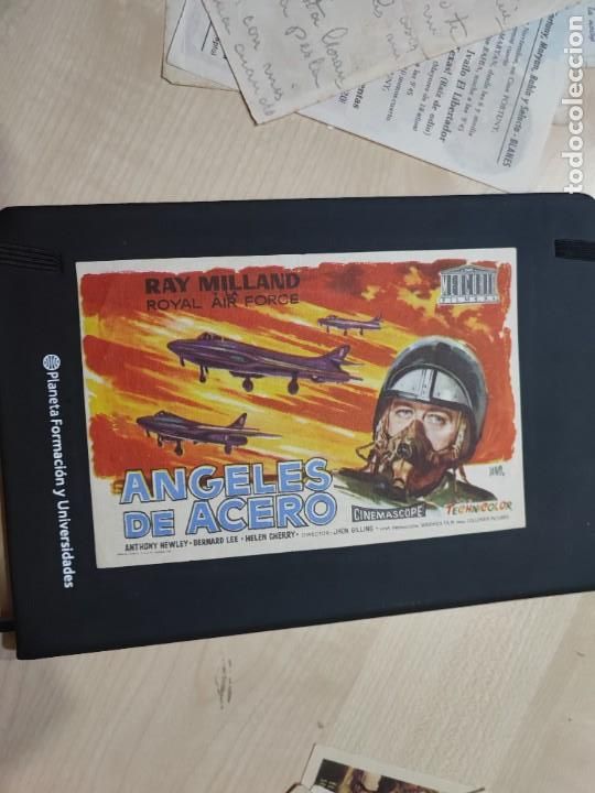 Cine: folleto de mano ANGELES DE ACERO , Ray Milland ,
