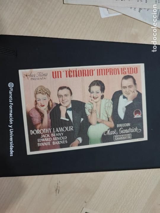 Cine: folleto de mano UN TENORIO IMPROVISADO , Dorothy Lamour , 1945
