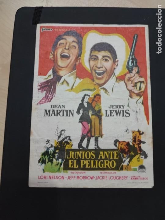 Cine: folleto de mano JUNTOS ANTE EL PELIGRO , Dean Martin , 1963