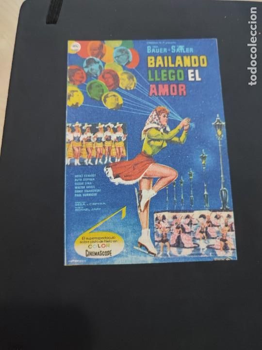 Cine: folleto de mano BAILANDO LLEGO EL AMOR , Ina Bauer ,
