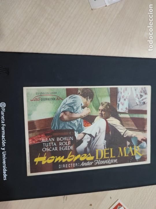 Cine: folleto de mano HOMBRES DEL MAR , Allan Bohlin