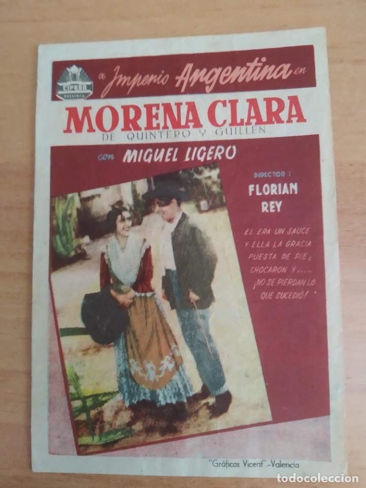 Cine: Z-PROGRAMA DE CINE-- MORENA CLARA C/T - Foto 1