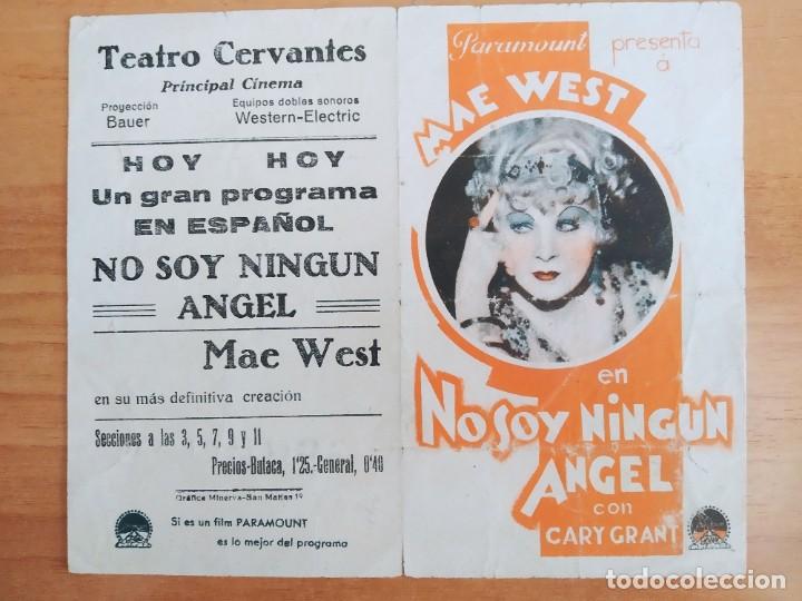 Cine: Z-PROGRAMA DE CINE-- NO SOY NINGUN ANGEL - Foto 1