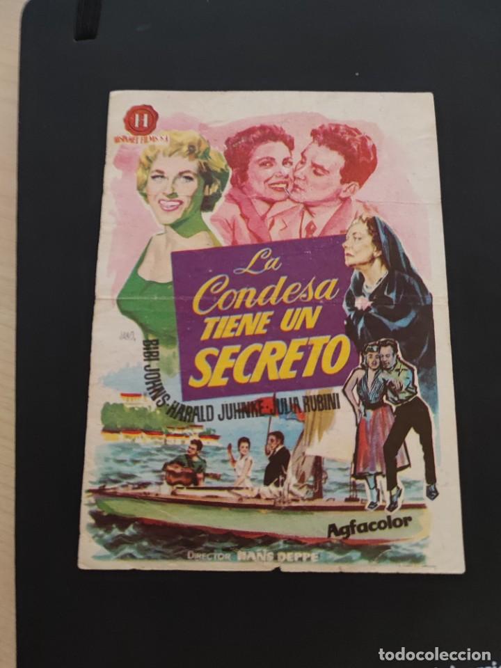 Kino: folleto de mano LA CONDESA TIENE UN SECRETO , Bibi Johns ,