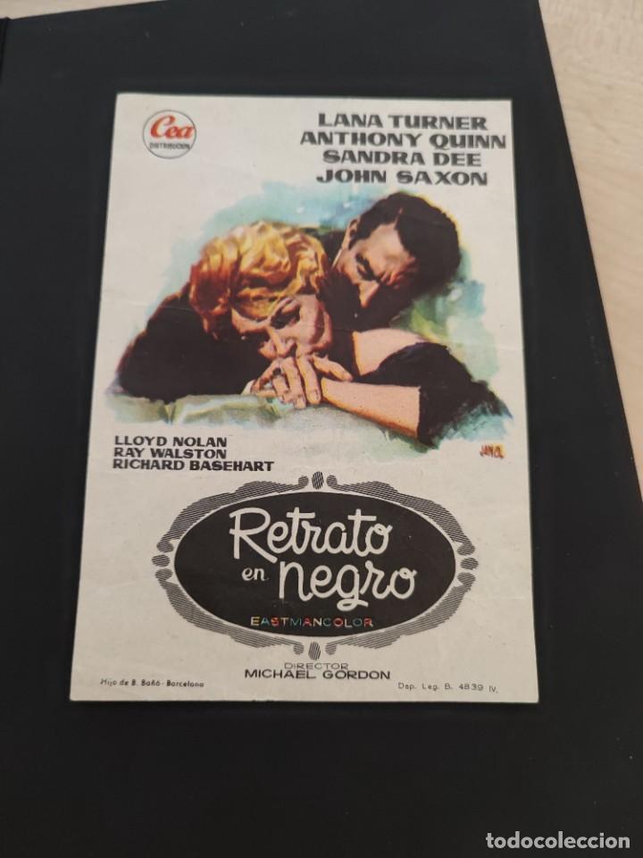 Kino: folleto de mano RETRATO NEGRO , Lana Turner ,