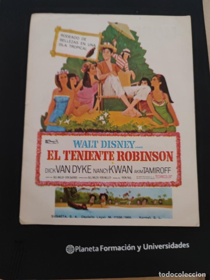 Cine: folleto de mano EL TENIENTE ROBINSON , Dick Dyke , 1967