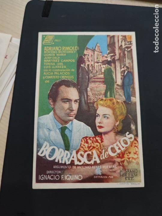 Kino: folleto de mano BORRASCA DE CELOS , Adriano Rimoldi , 1948