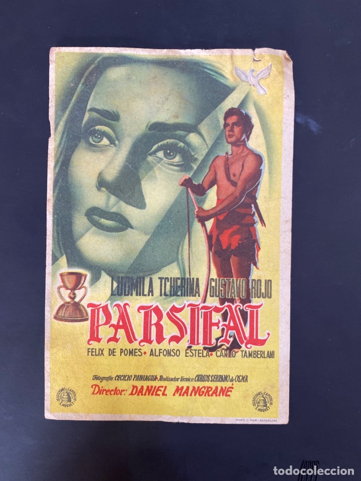  Foglietti di film di film antichi di cinema: ESTAMOS LIQUIDANDO. folleto de mano ; PARSIFAL ; 1952 ; F&eacute;lix de Pomes