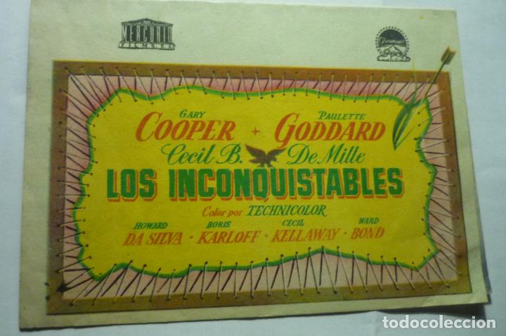 Cine: programa doble los inconquistables - gary cooper - Foto 1