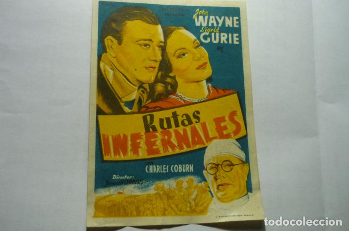 Cine: programa rutas infernales.-john wayne publicidad - Foto 1