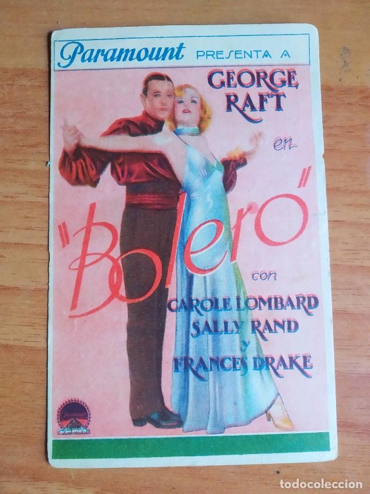 Cine: Z-BOLERO -PROGRAMA TARJETA - Foto 2