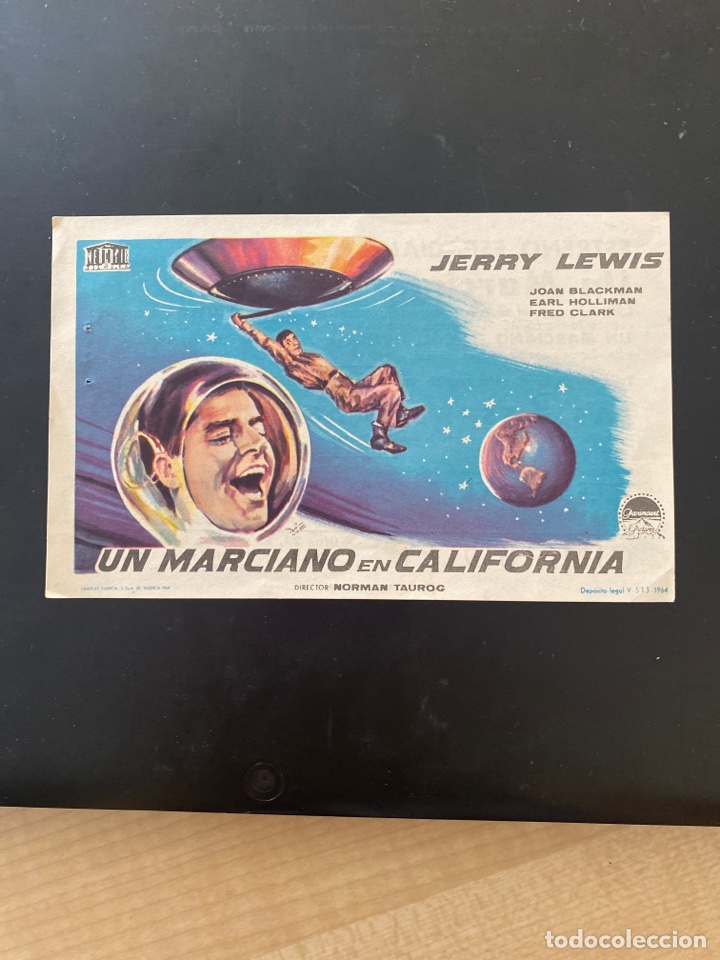 Kino: folleto de mano ; UN MARCIANO EN CALIFORNIA ; 1965 ; Jerry Lewis