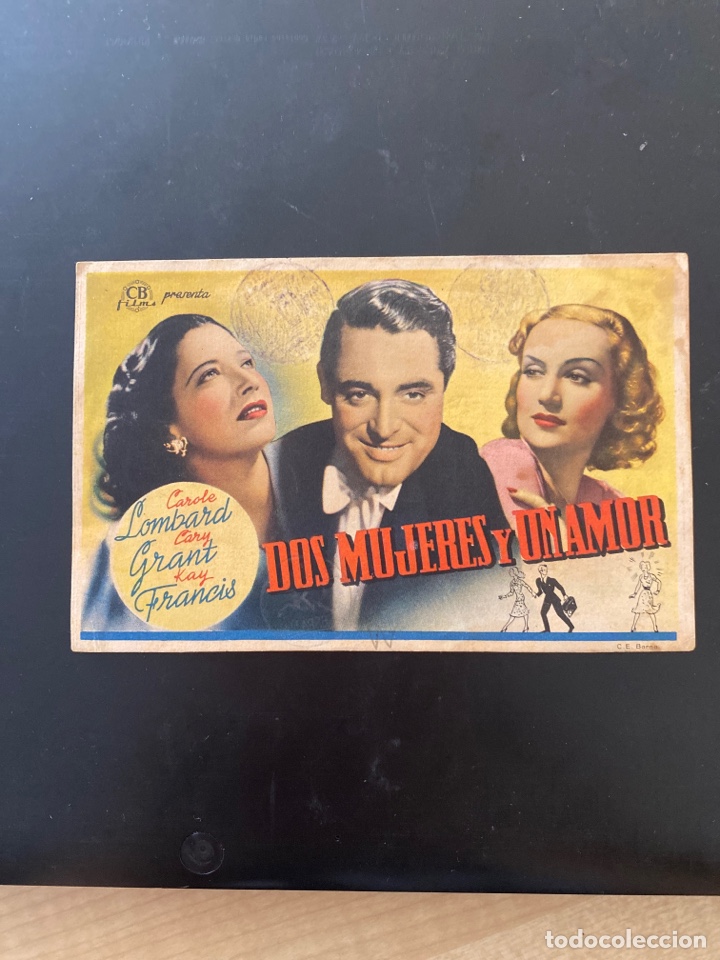 Kino: folleto de mano ; DOS MUJERES Y UN AMOR ; 1945 ; Carole Lombard