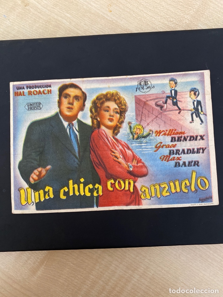 Cine: folleto de mano ; UNA CHICA CON ANDUELO ; William Bendix