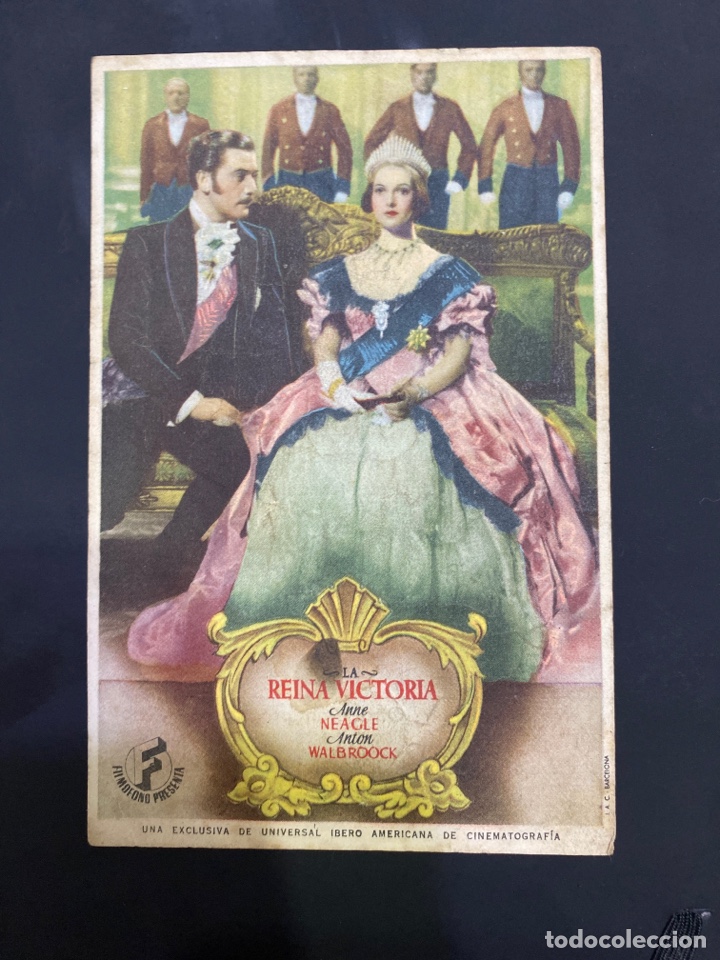 Kino: folleto de mano ; LA REINA VICTORIA ; 1946 ; Anne Neagle