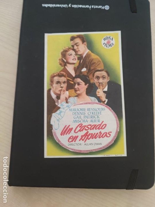 Cine: folleto de mano UN CASADO EN APUROS , Marjorie Reynolds , Dennis O'keefe , Gail Patrick , Mischa Aue