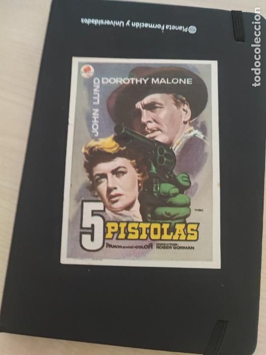 Cine: folleto de mano 5 PISTOLAS , Dorothy Malone , 1959