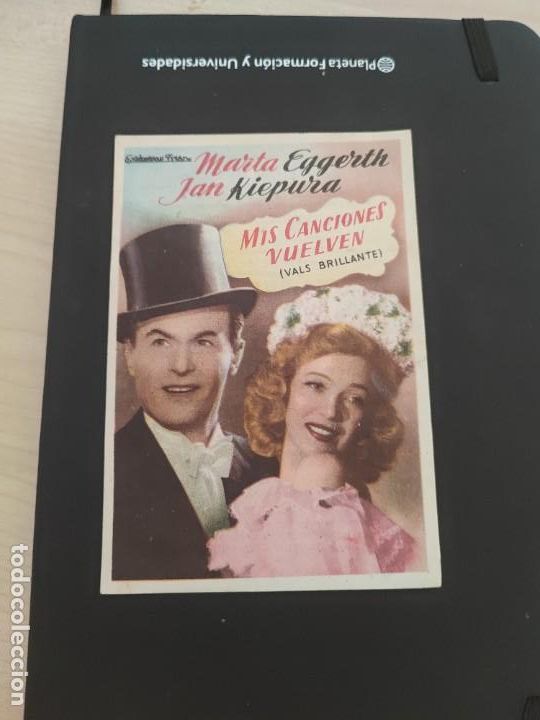 Kino: folleto de mano MIS CANCIONES VUELVEN , Marta Eggerth , 1953