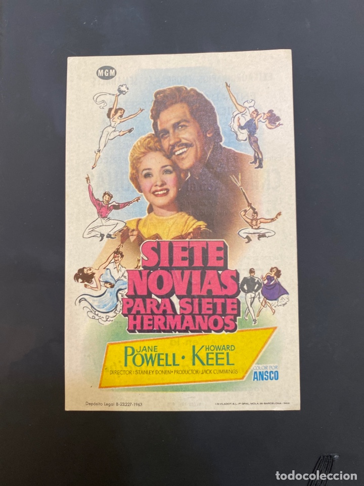 Kino: folleto de mano ; SIETE NOVIAS PARA SIETE HERMANOS ; 1965 ; Jane Powell