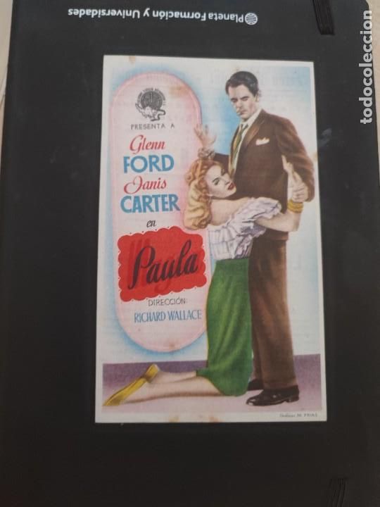  Foglietti di film di film antichi di cinema: folleto de mano PAULA , Glenn Ford , Janis Carter , 1949