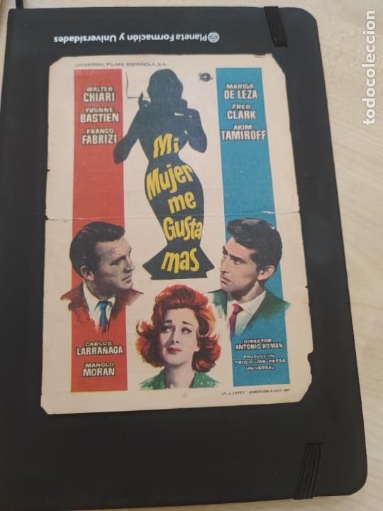 Kino: folleto de mano MI MUJER ME GUSTA MAS , Walter Chiari ,